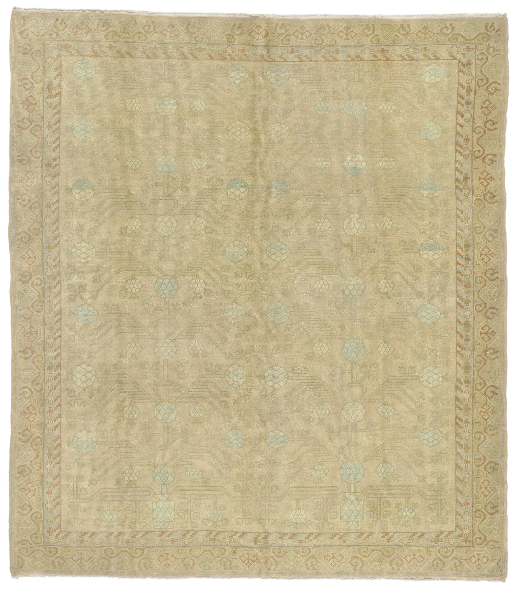 9 x 10 Turkish Khotan Rug 51624