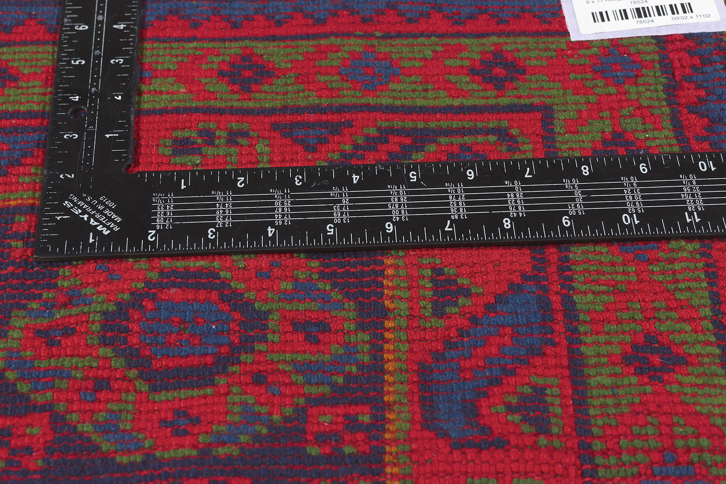 9 x 11 Antique Turkish Oushak Rug 78524
