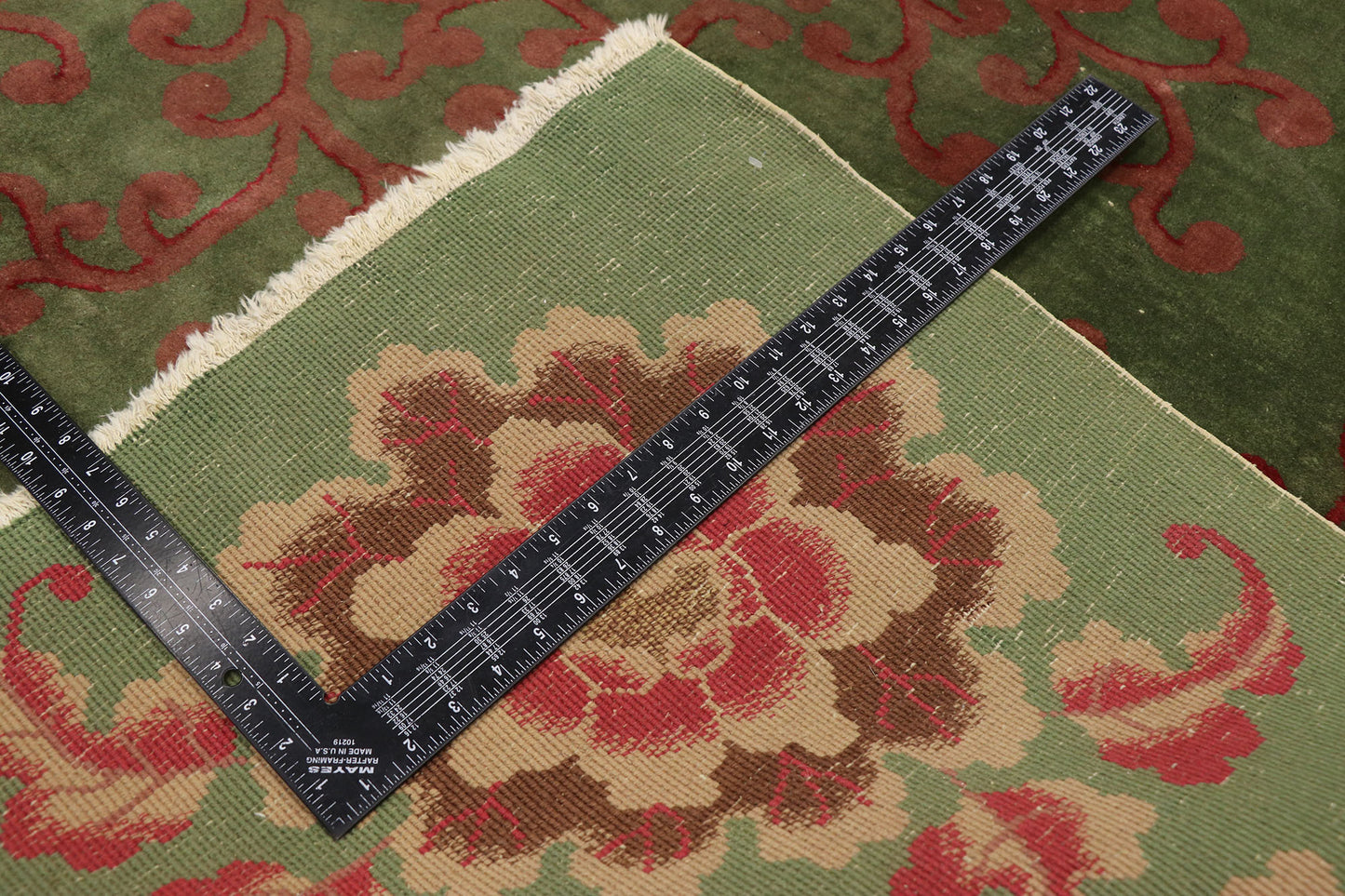 9 x 11 Antique Chinese Art Deco Rug 77624