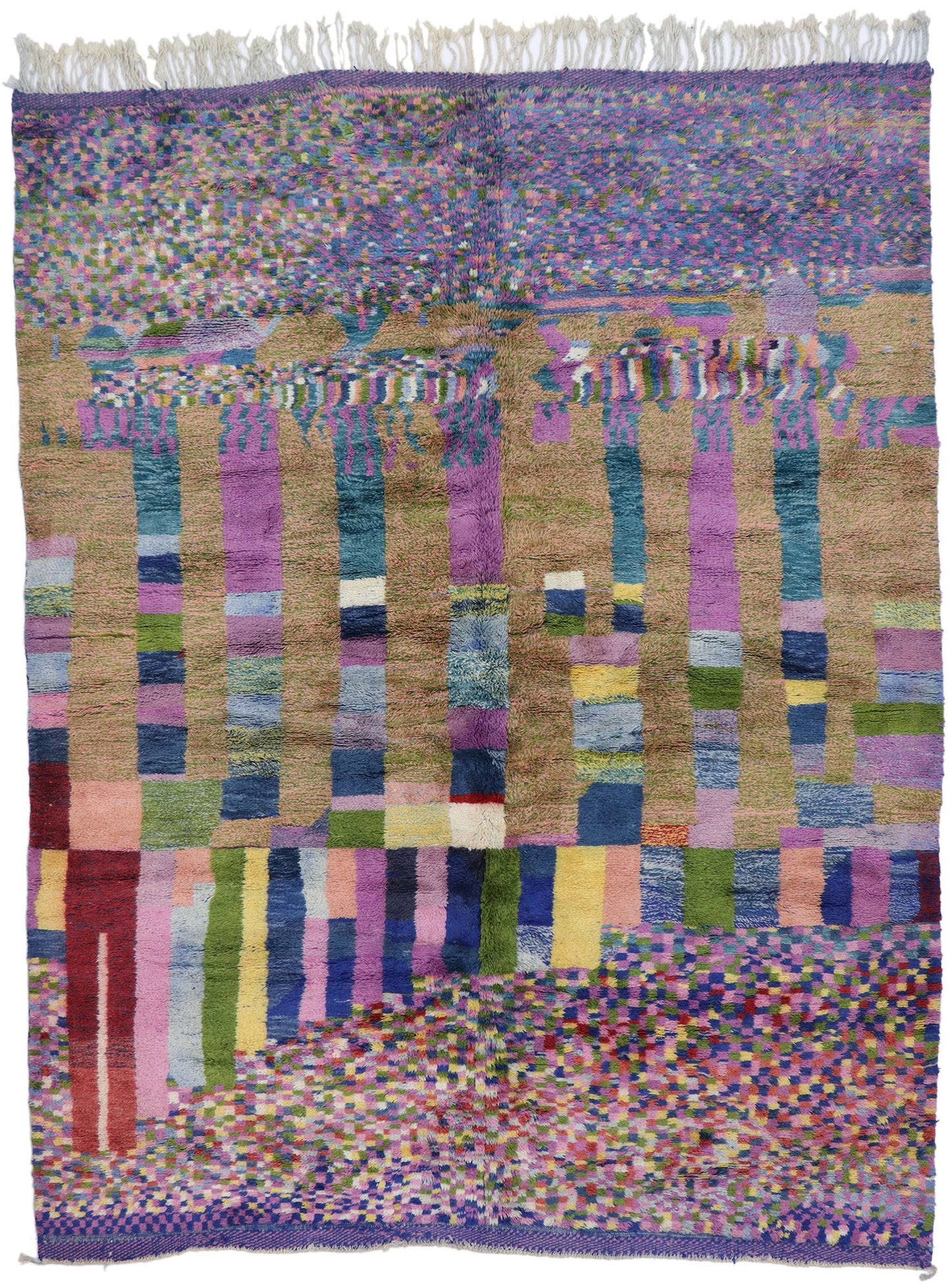 9 x 12 Modern Beni Mrirt Moroccan Rug 21099