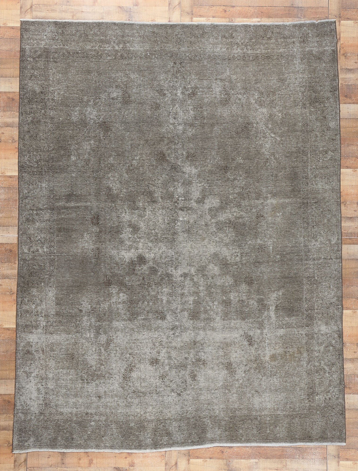 9 x 11 Vintage Persian Overdyed Rug 78592