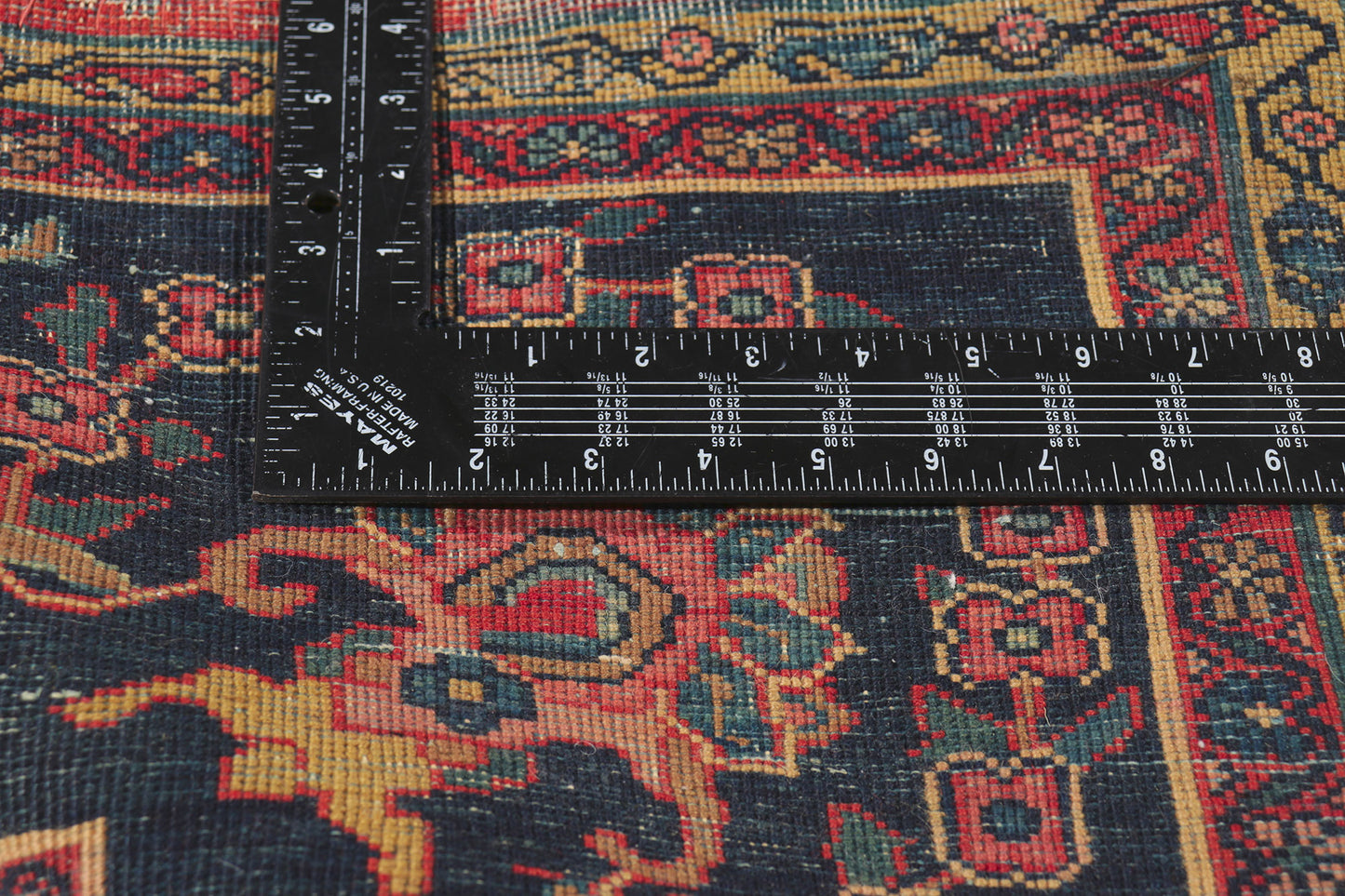 9 x 12 Antique Persian Sarouk Mohajeran Rug 78460