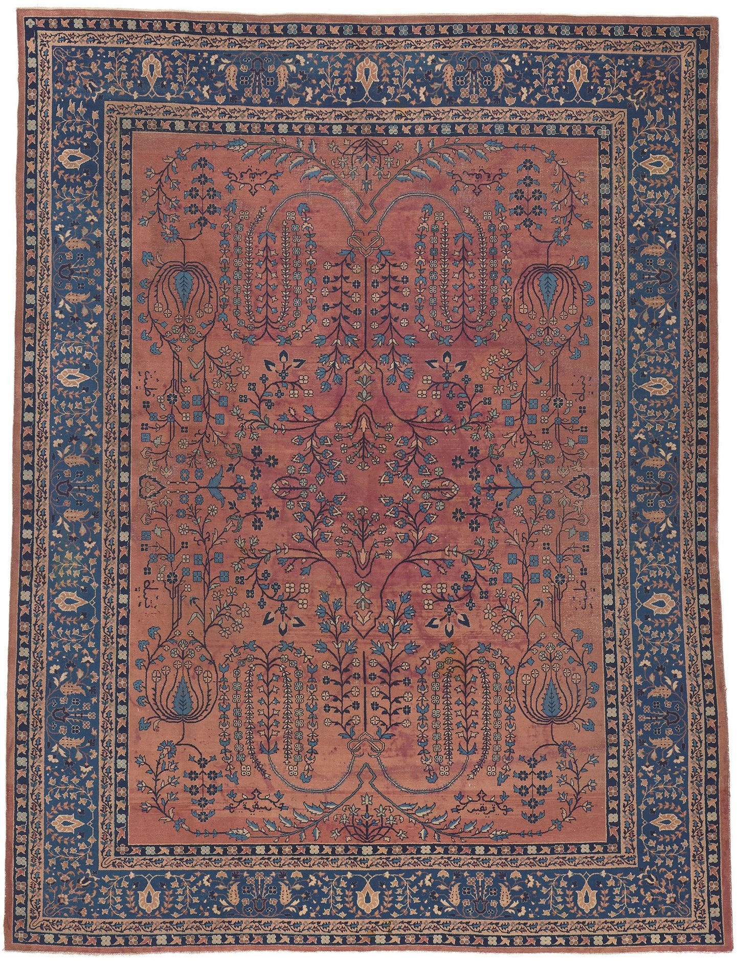 9 x 12 Antique Turkish Sparta Rug 74998