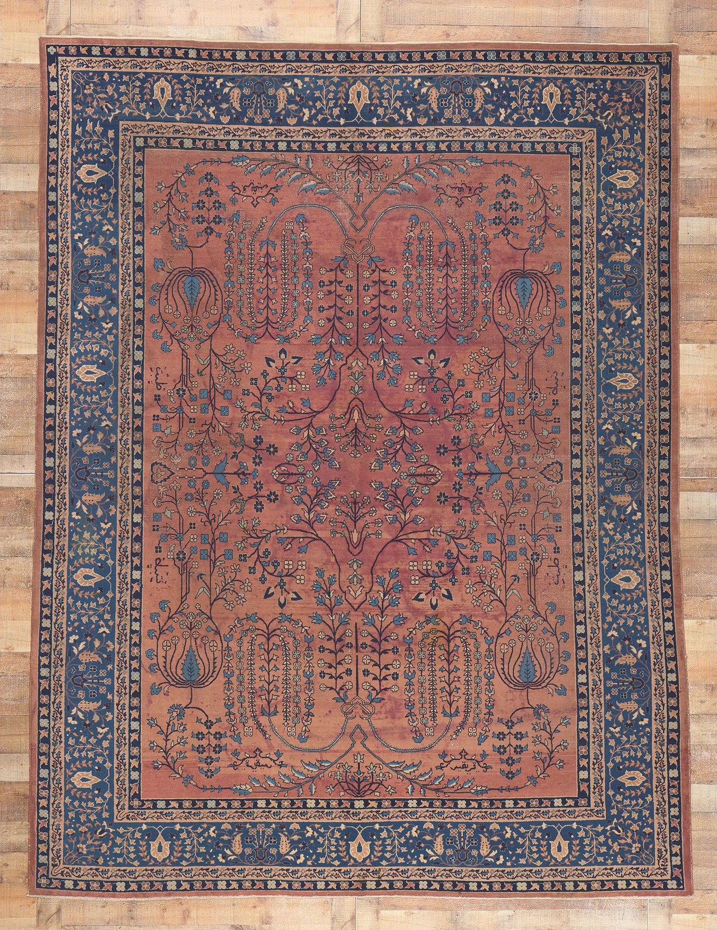9 x 12 Antique Turkish Sparta Rug 74998