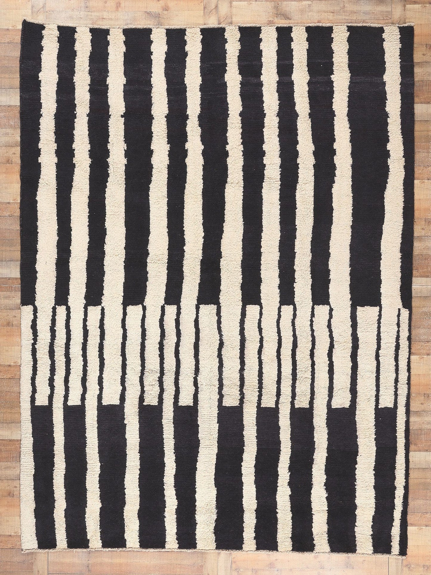 9 x 12 Modern Moroccan Rug 81011