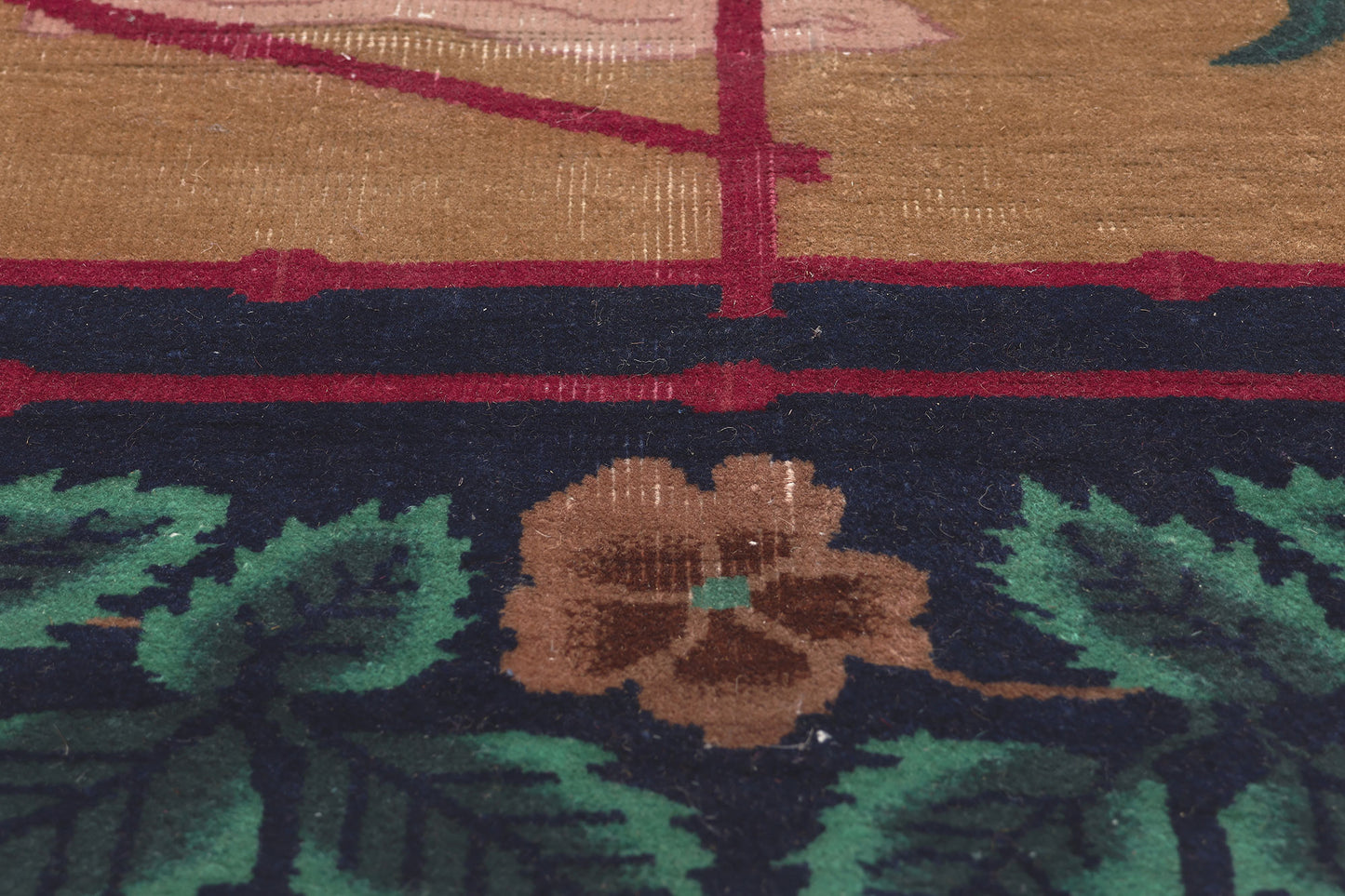 9 x 12 Antique Chinese Art Deco Rug 78614