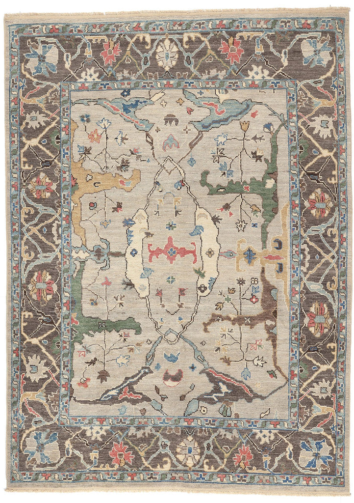 9 x 12 Modern Oushak Rug 80987