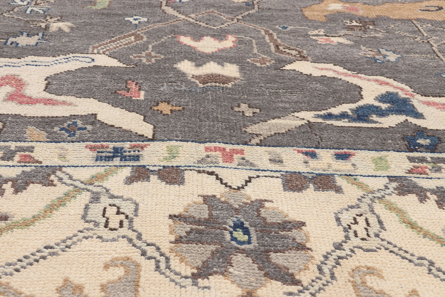 9 x 12 Modern Oushak Rug 80989