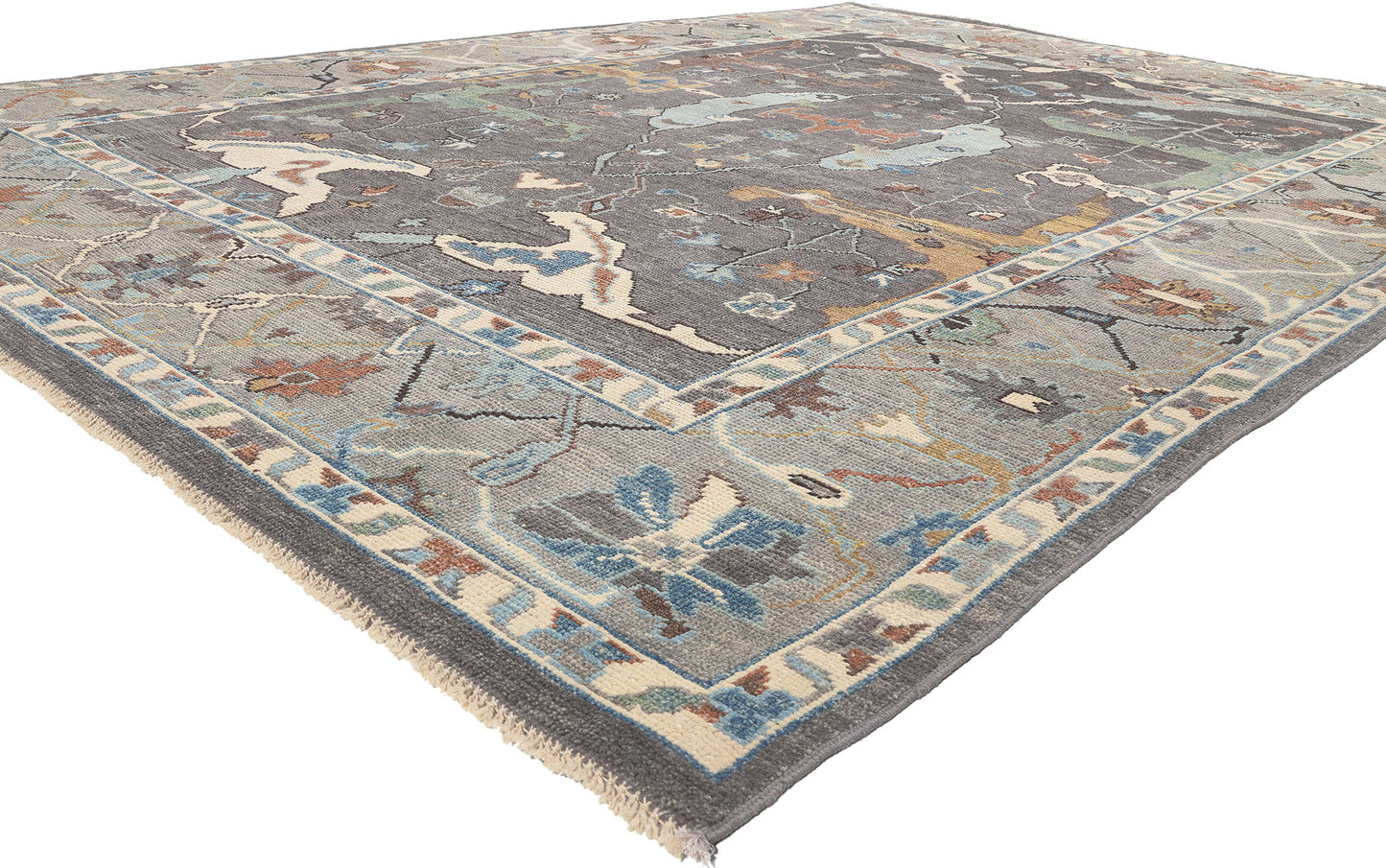 9 x 12 Modern Oushak Rug 80991
