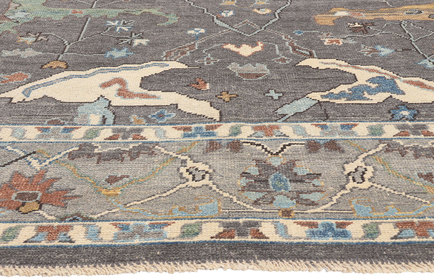 9 x 12 Modern Oushak Rug 80991