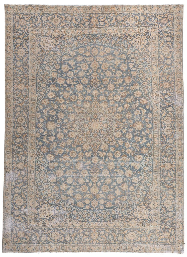 9 x 12 Antique Persian Tabriz Rug 61244