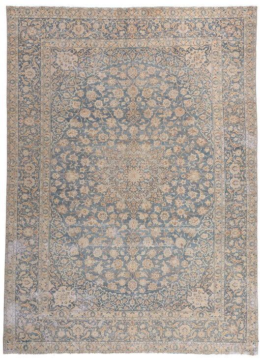 9 x 12 Antique Persian Tabriz Rug 61244