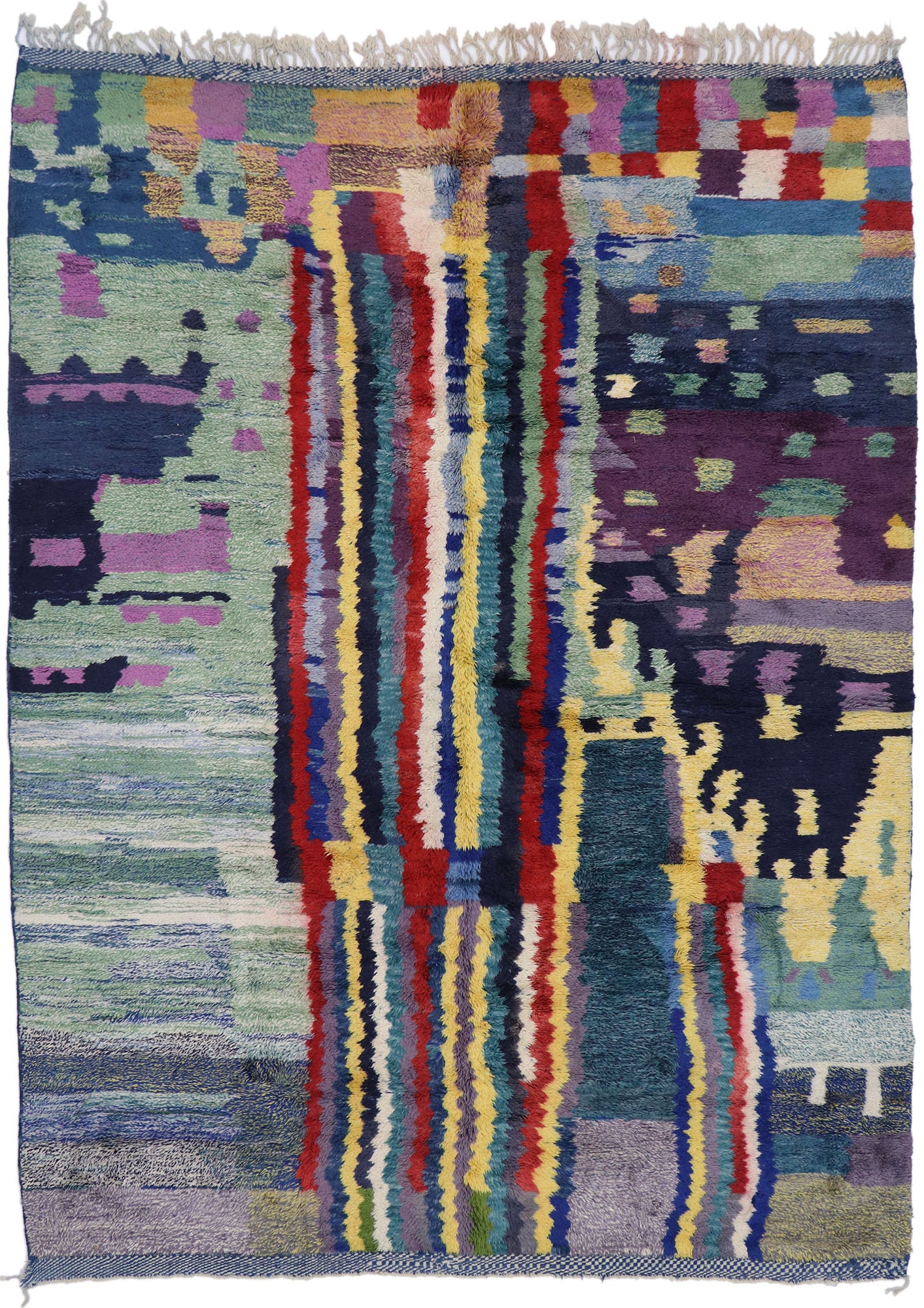 9 x 12 Modern Beni Mrirt Moroccan Rug 21139