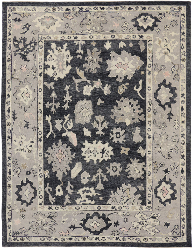 9 x 12 Modern Turkish Oushak Rug 52361