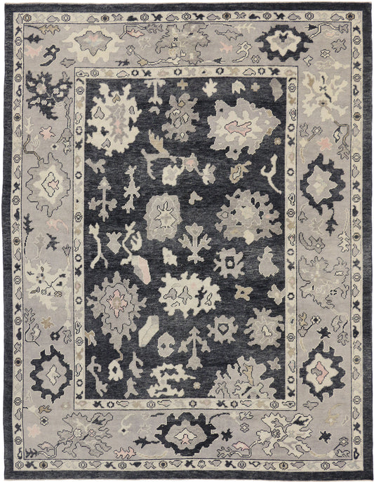 9 x 12 Modern Turkish Oushak Rug 52361