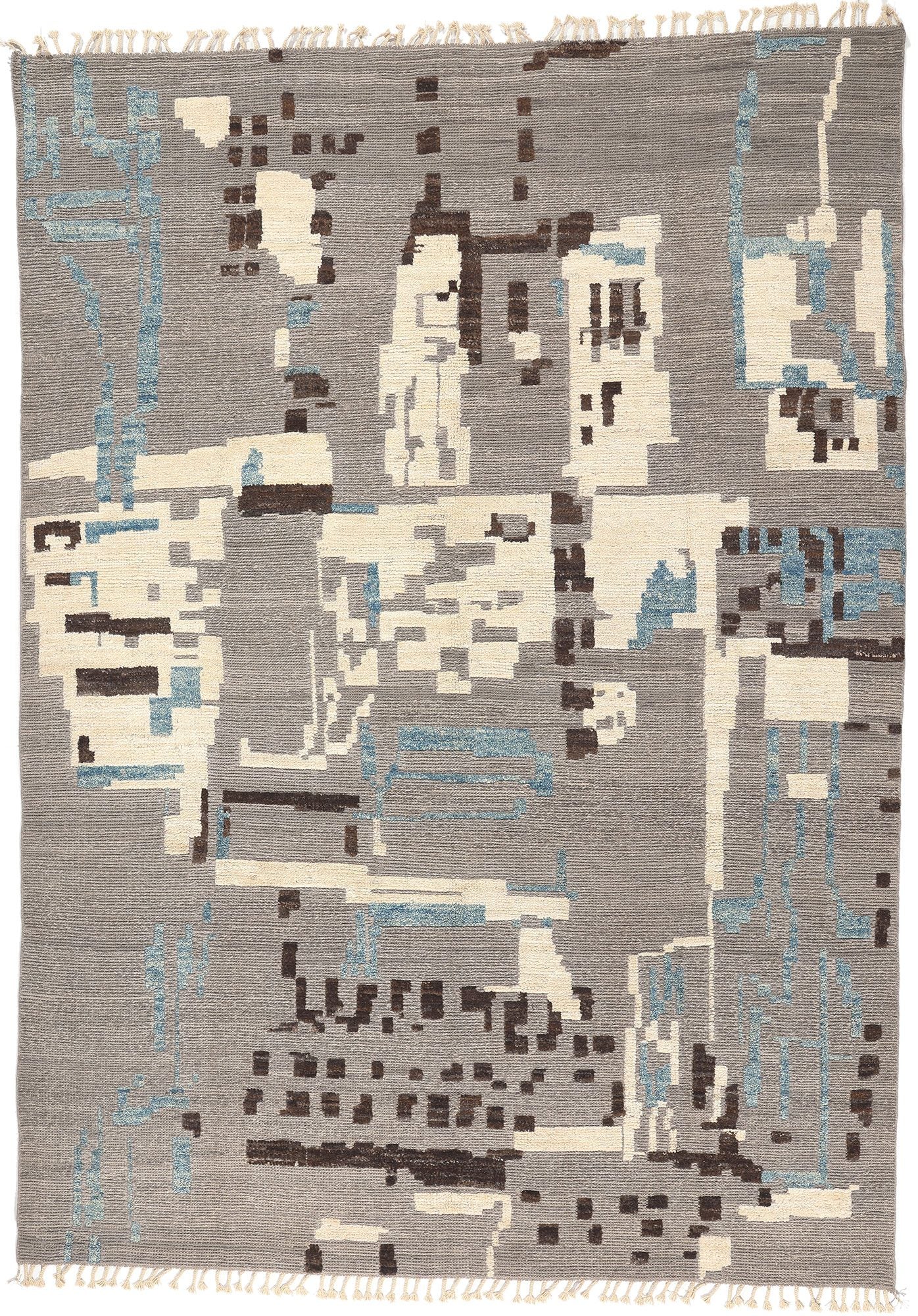 9 x 12 Modern Moroccan Rug 80985