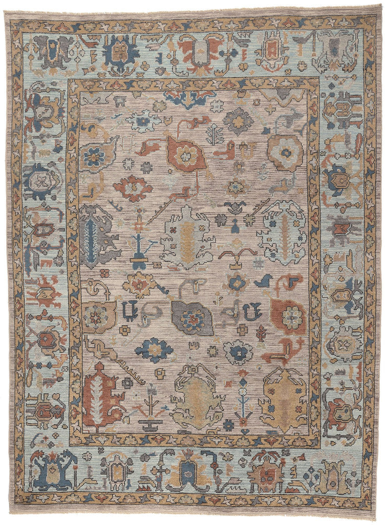 9 x 12 Modern Oushak Rug 81004