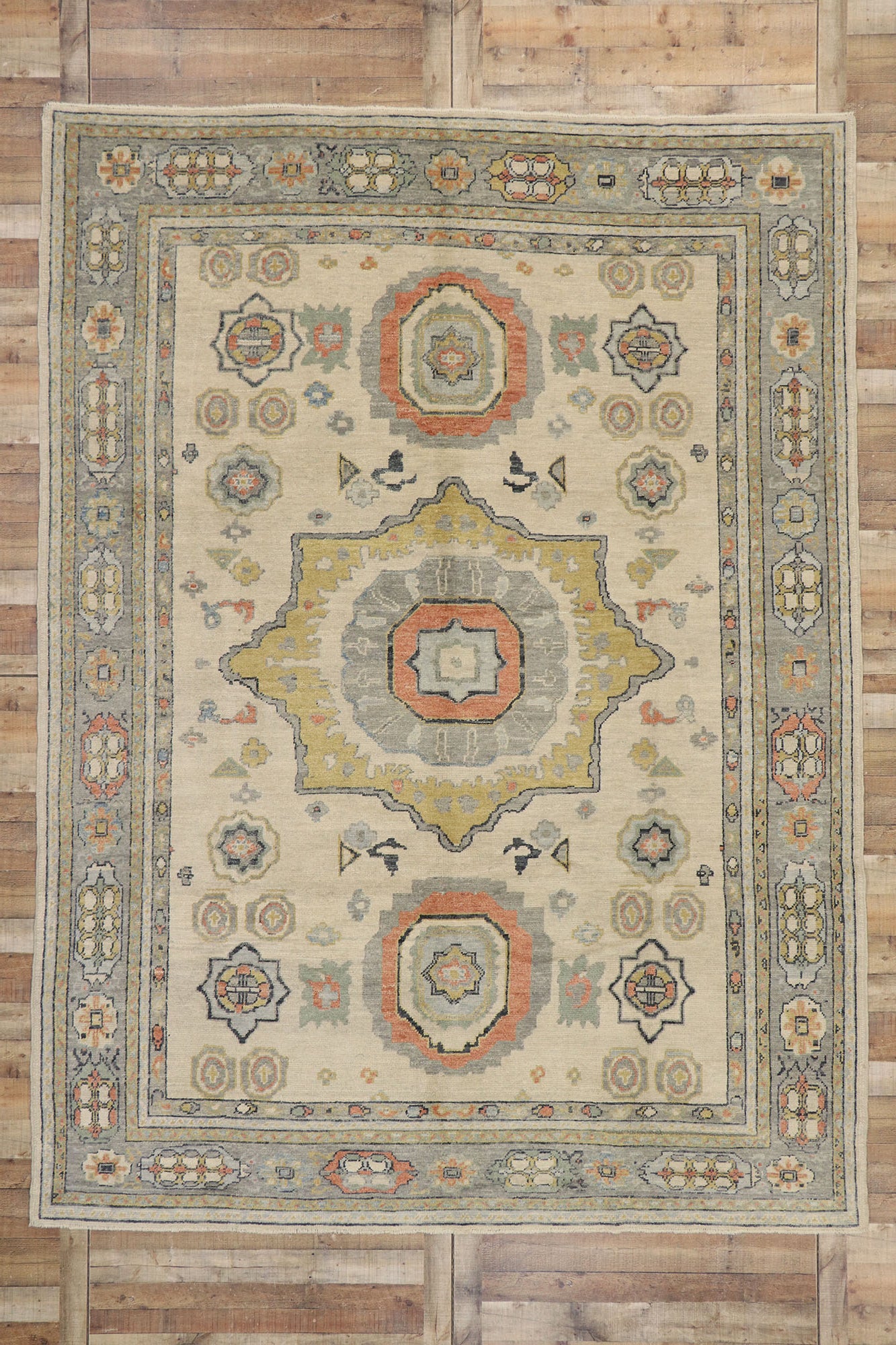 9 x 12 Turkish Oushak Rug 53263