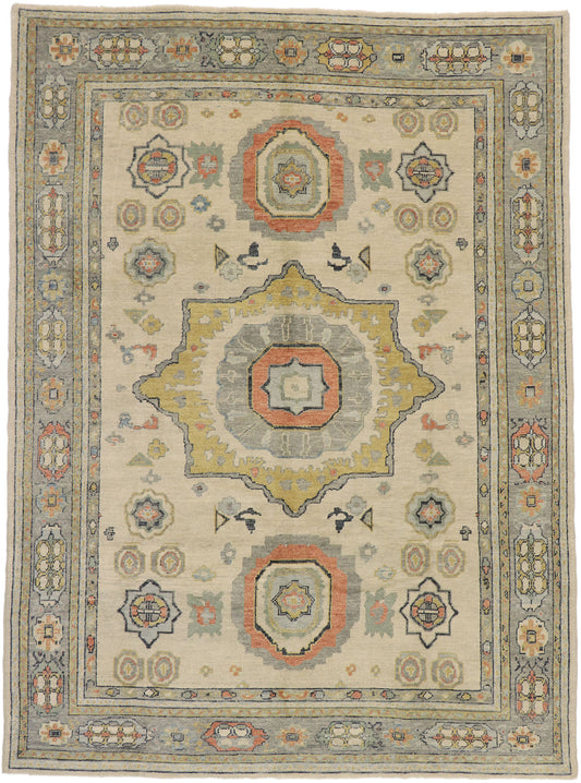 9 x 12 Turkish Oushak Rug 53263