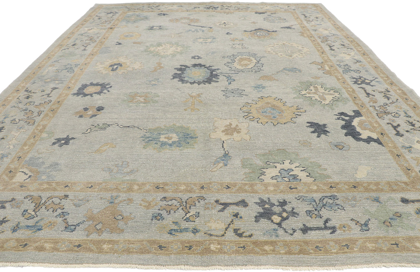 9 x 12 Turkish Oushak Rug 53545