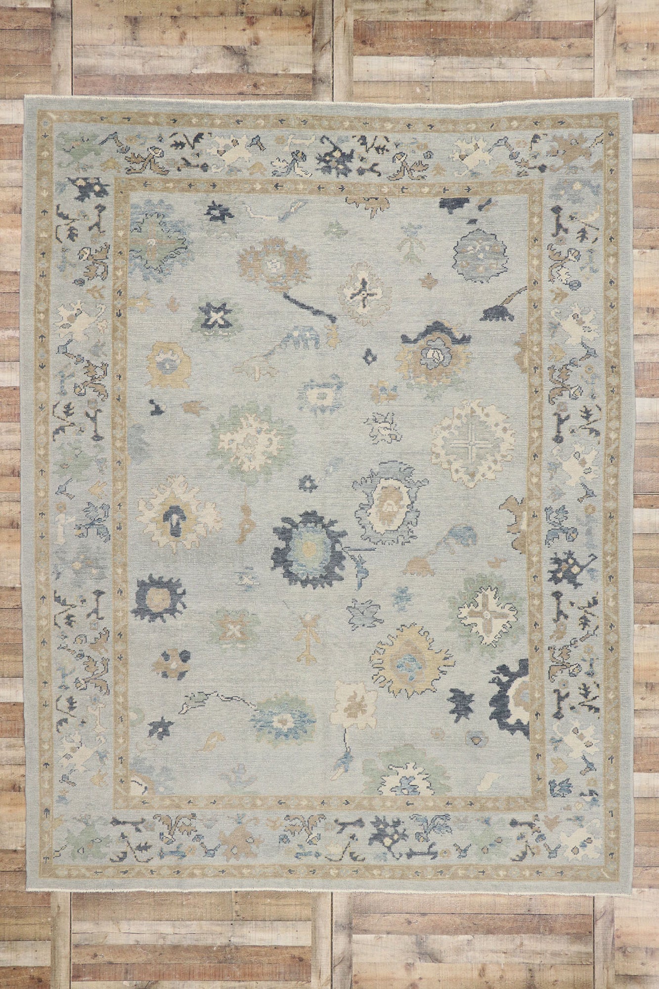 9 x 12 Turkish Oushak Rug 53545