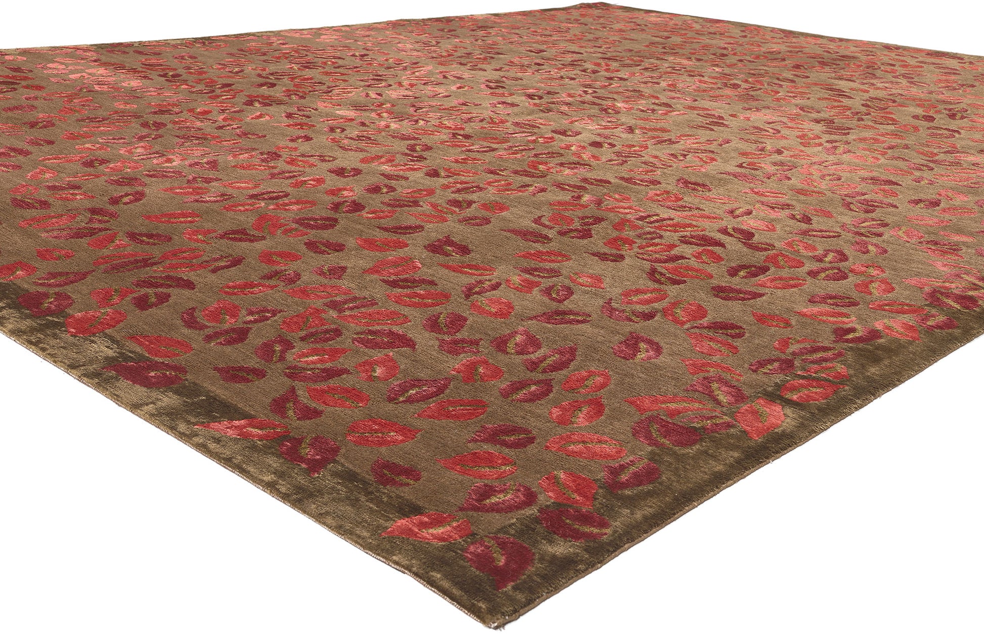 9 x 12 Tibetan Wool and Silk Rug 78535
