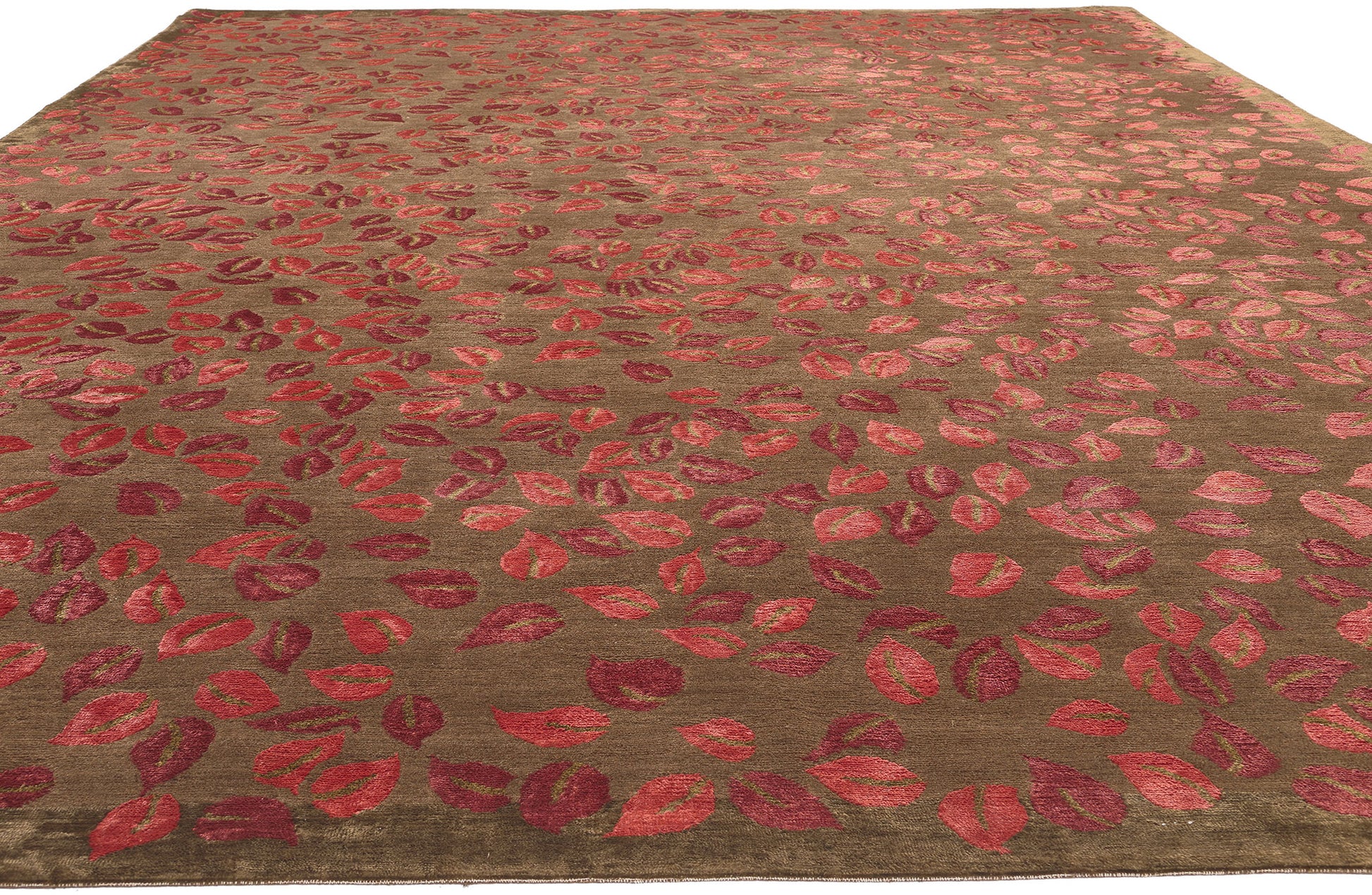 9 x 12 Tibetan Wool and Silk Rug 78535