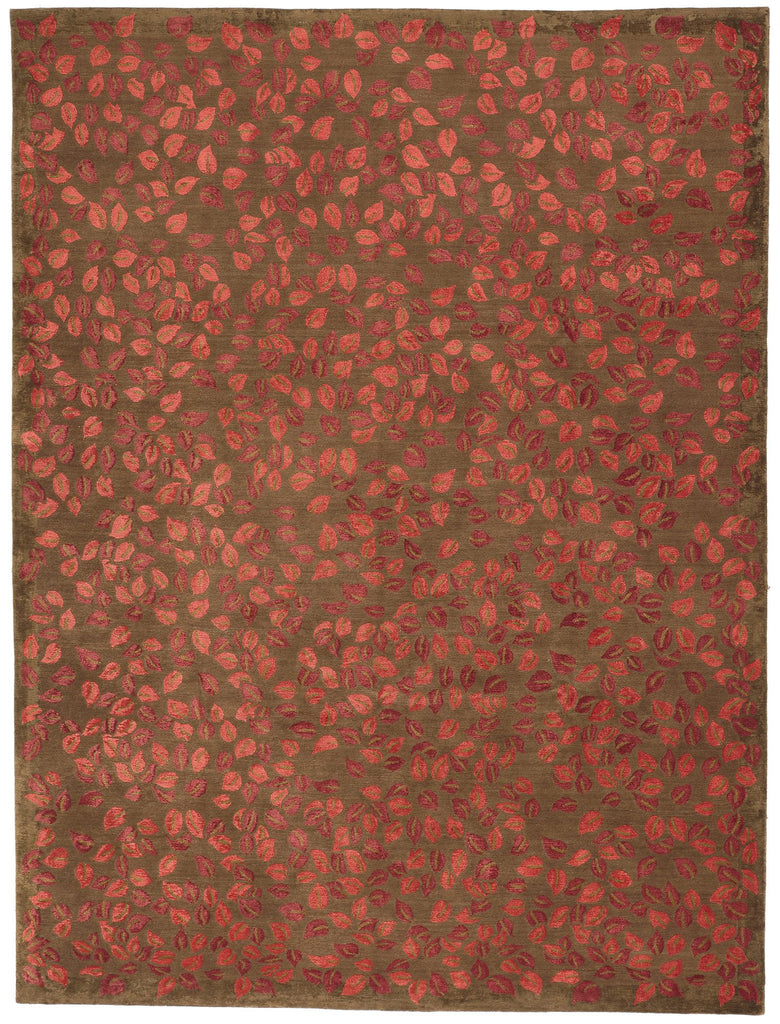 9 x 12 Tibetan Wool and Silk Rug 78535