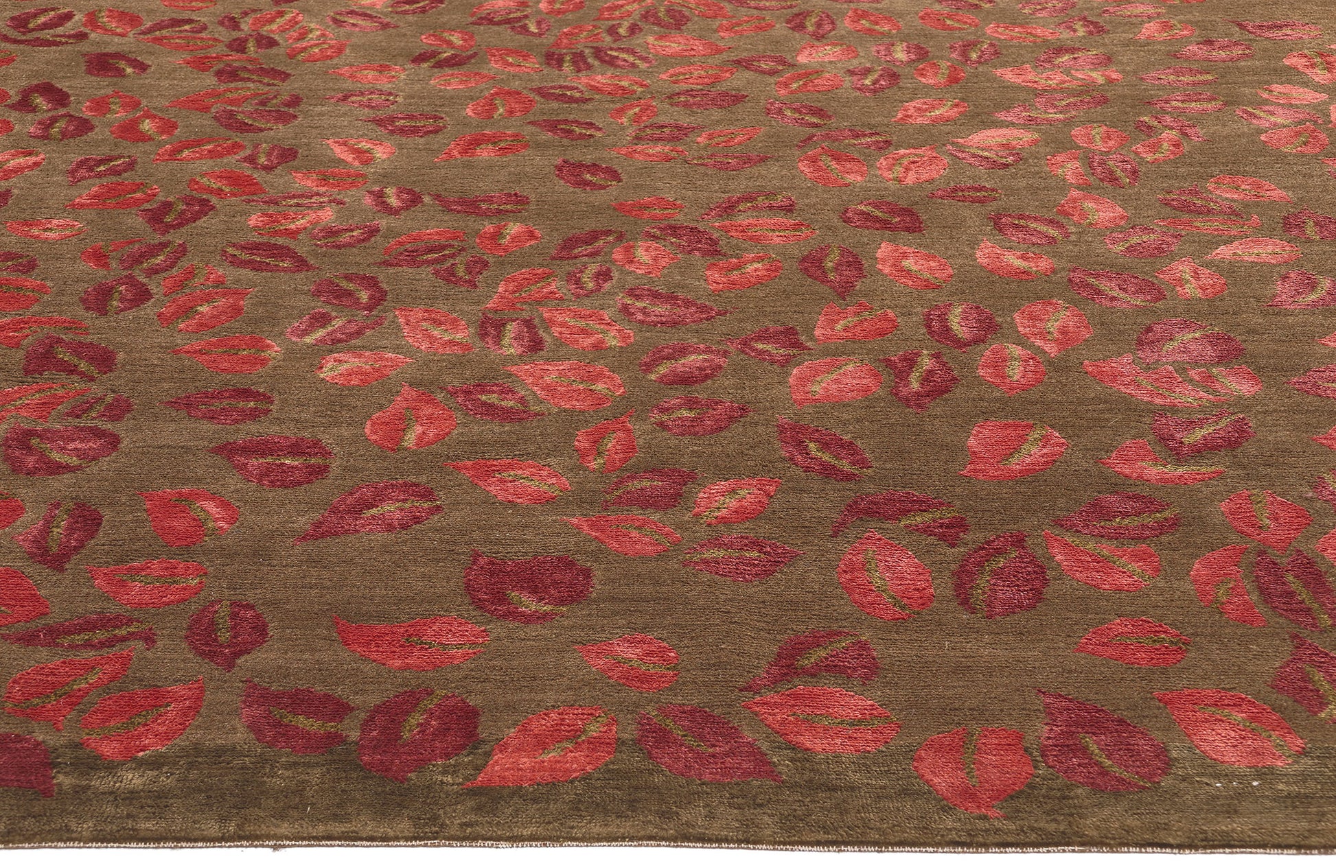 9 x 12 Tibetan Wool and Silk Rug 78535