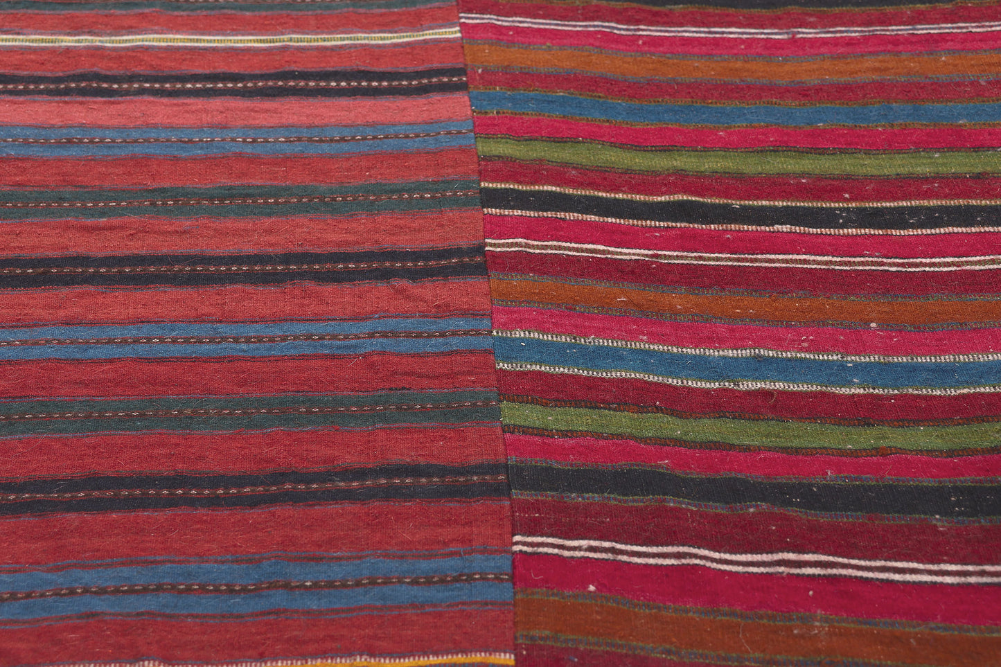 9 x 12 Vintage Turkish Striped Kilim Rug 60643