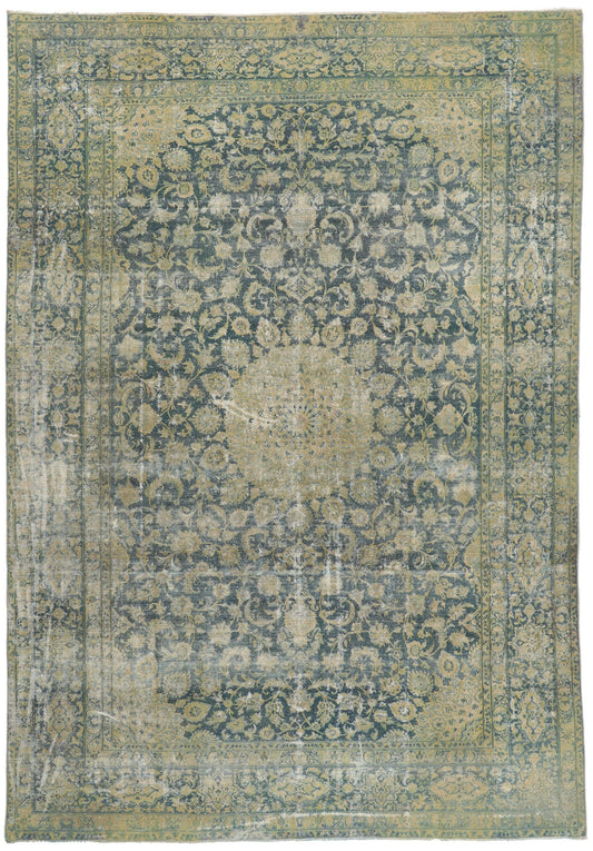 9 x 13 Antique Persian Kerman Rug 76820