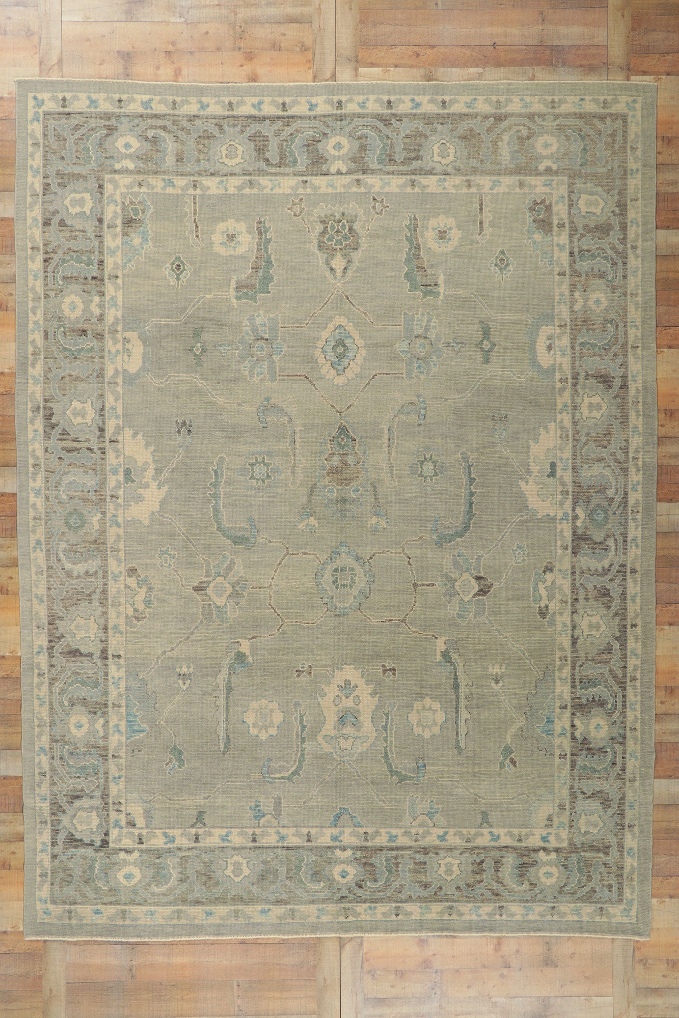 9 x 13 Turkish Oushak Rug 53803