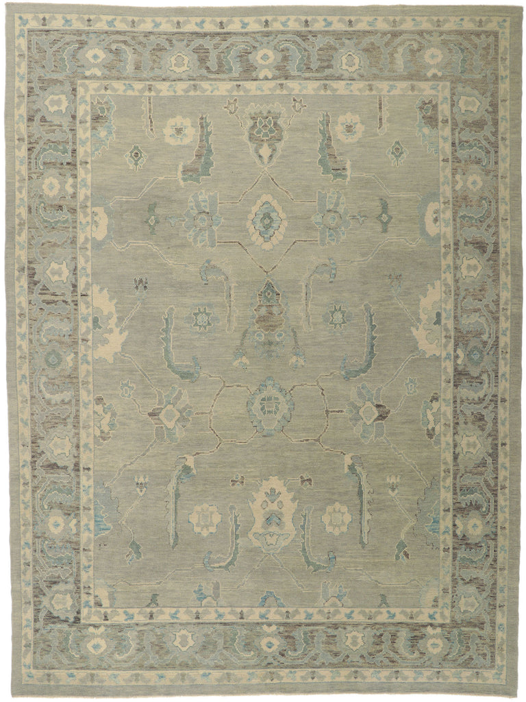9 x 13 Turkish Oushak Rug 53803