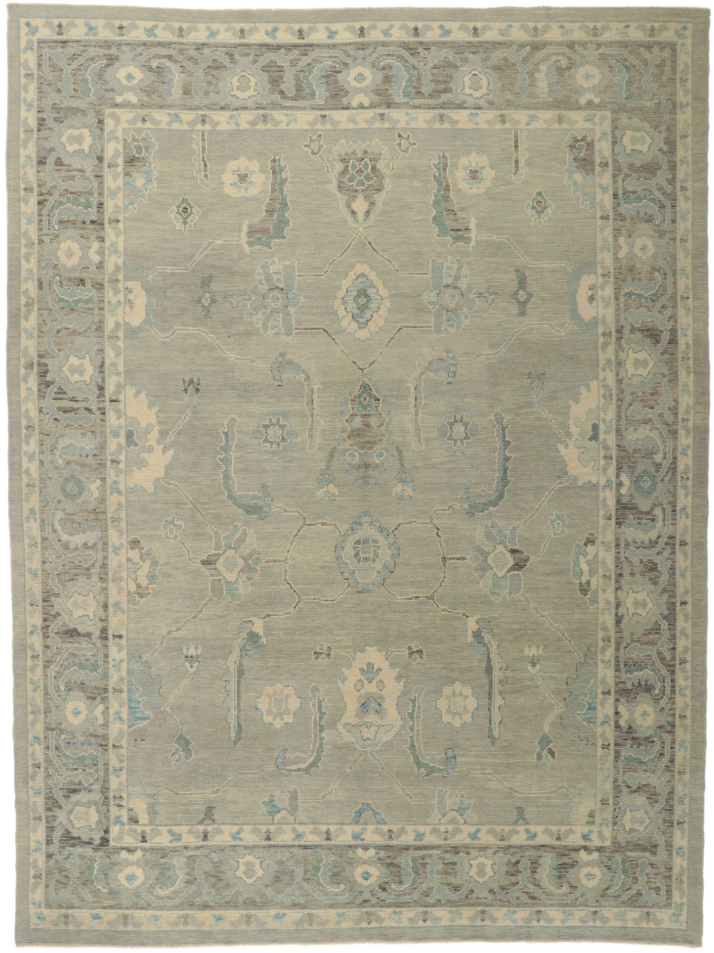 9 x 13 Turkish Oushak Rug 53803