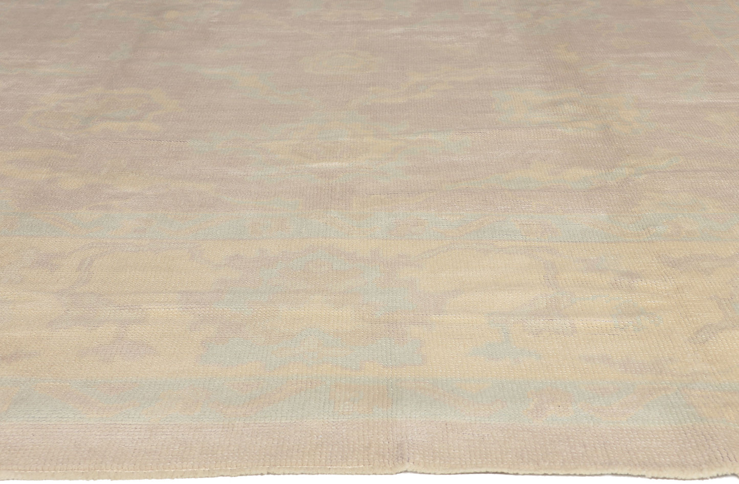 9 x 14 Muted Turkish Oushak Rug 53161