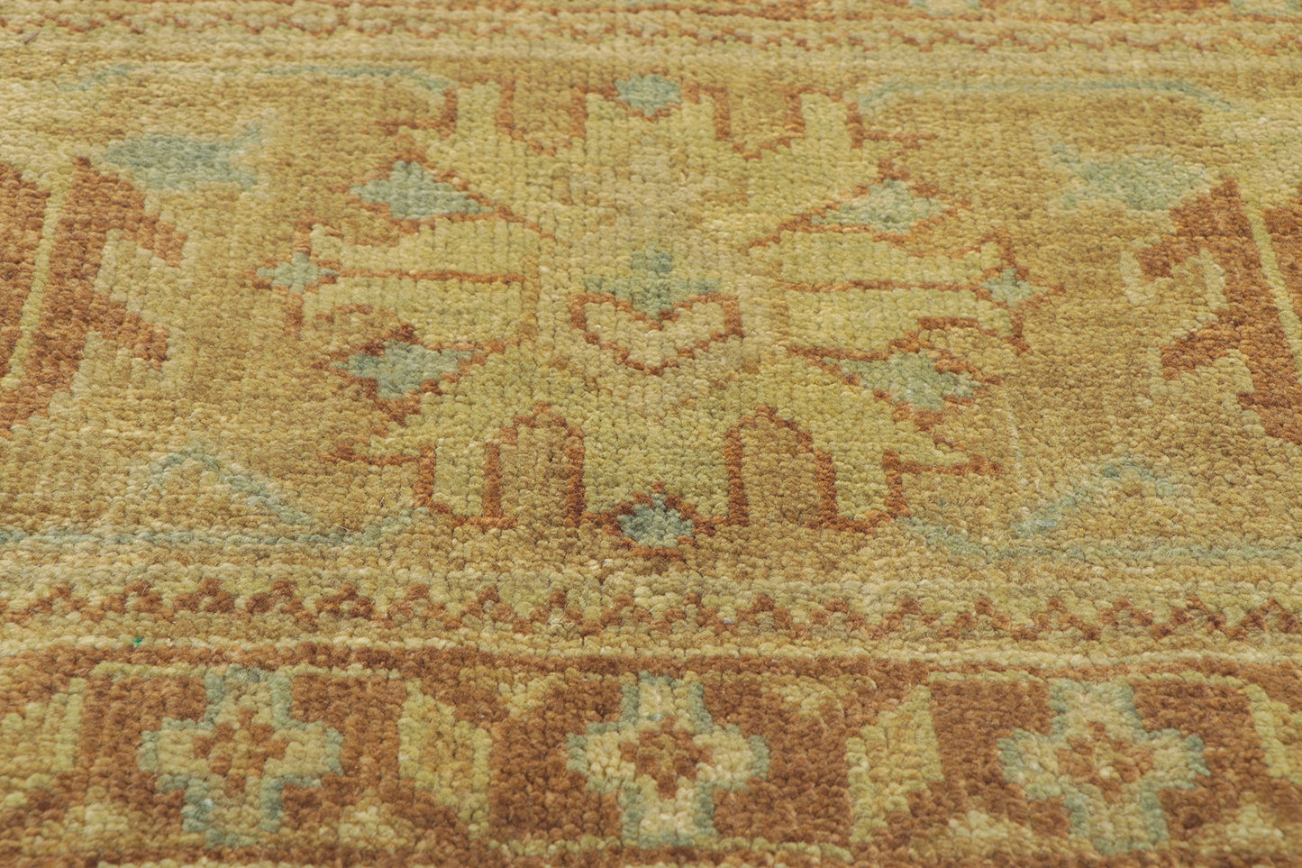 9 x 14 Vintage-Inspired Oushak Rug 30185