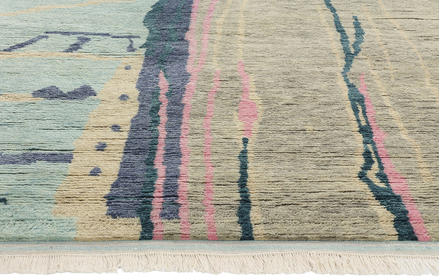 9 x 12 Abstract Biophilic Moroccan Rug 31275
