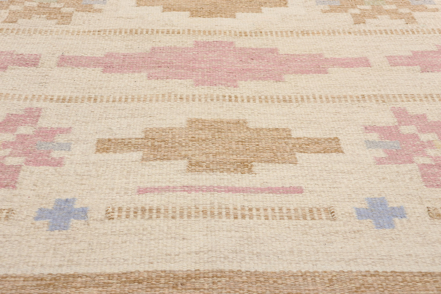 5 x 8 Anna Johanna Angstrom Vintage Swedish Rollakan Rug 78833