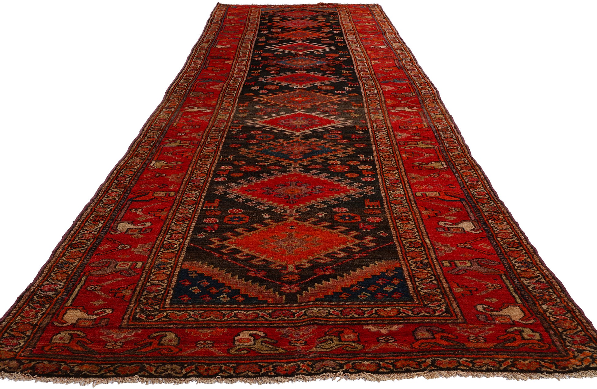 3 x 13 Antique Persian Azerbaijan Rug 53875