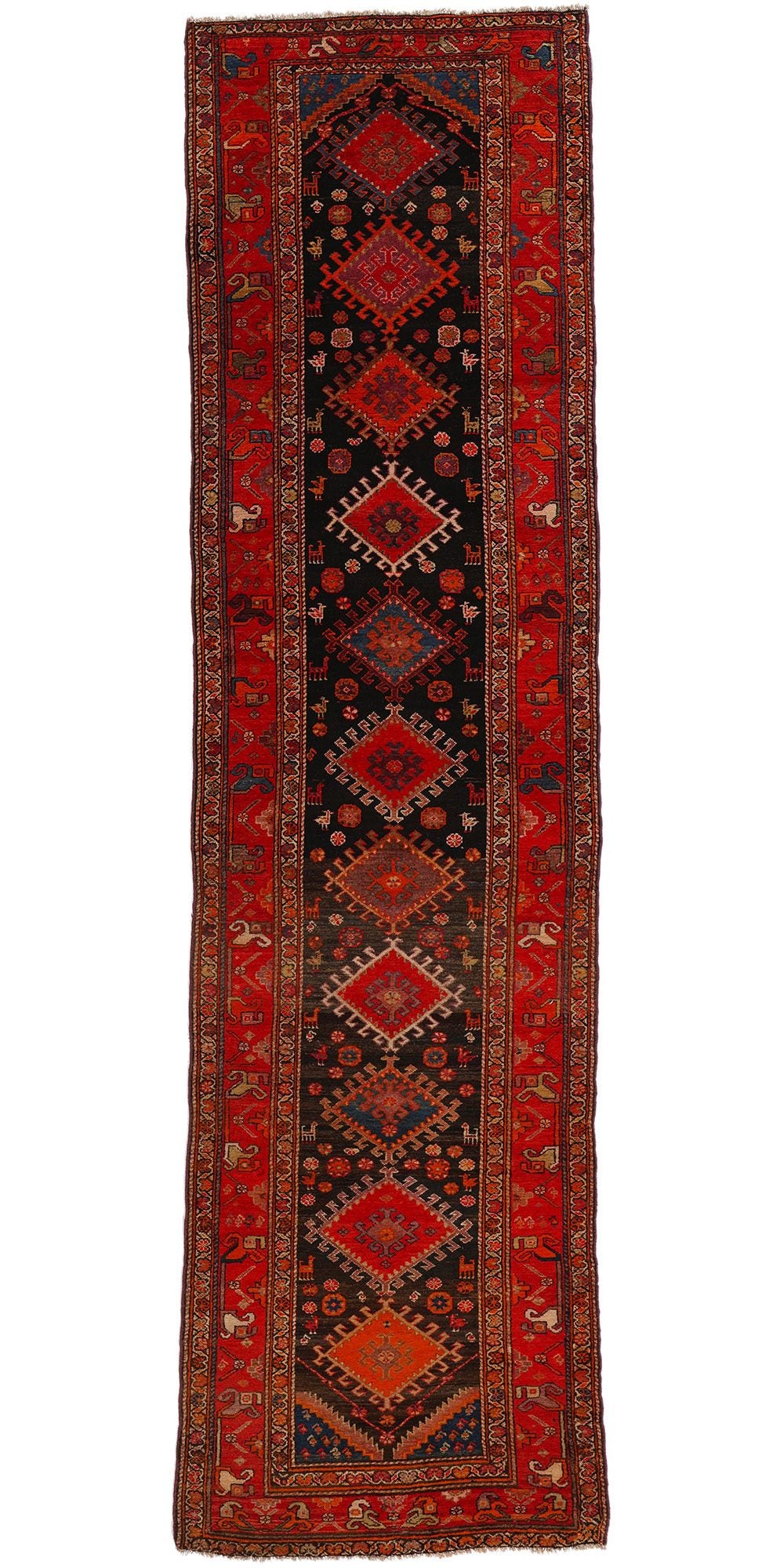 3 x 13 Antique Persian Azerbaijan Rug 53875