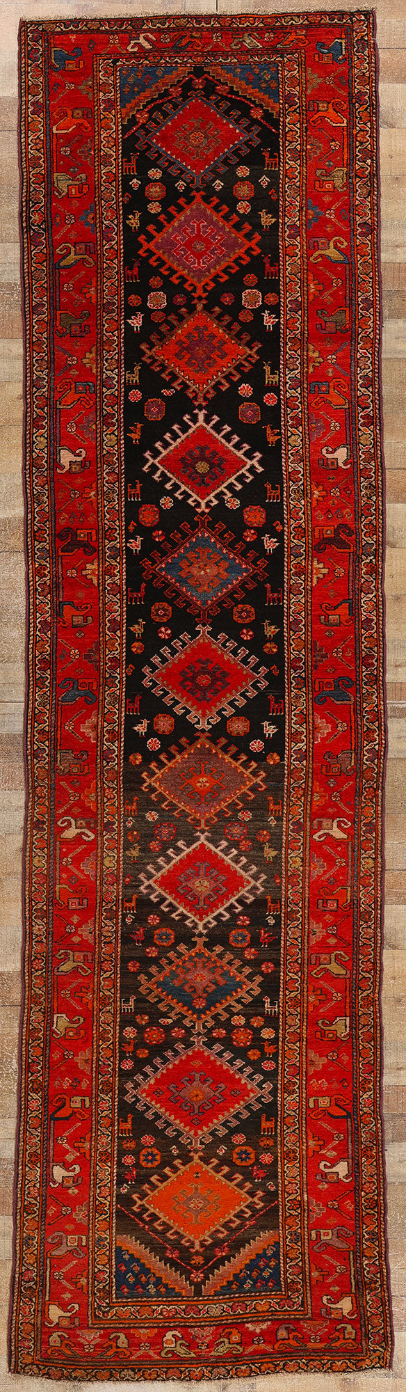 3 x 13 Antique Persian Azerbaijan Rug 53875