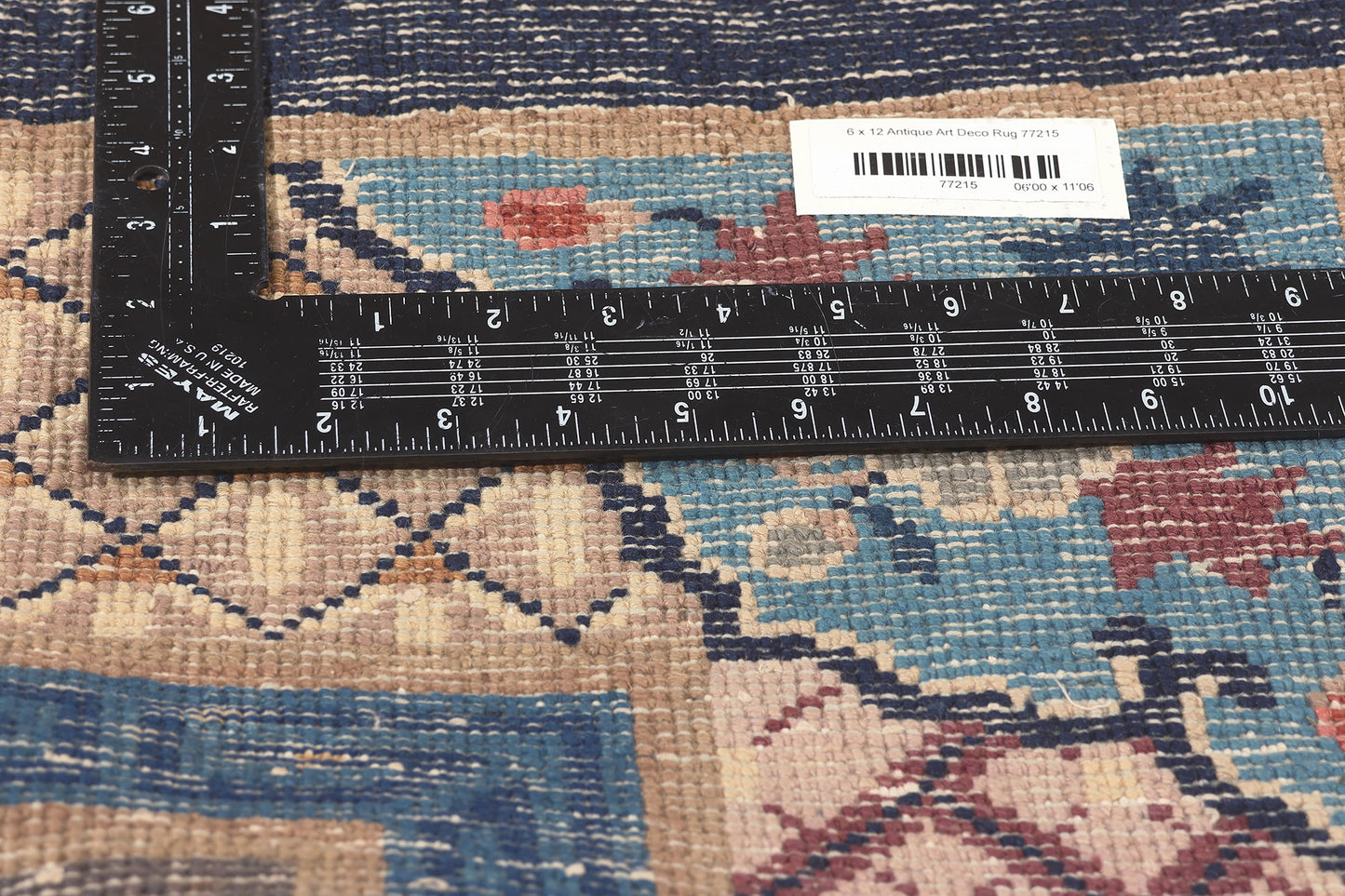 6 x 12 Antique Chinese Pictorial Baotou Rug 77215