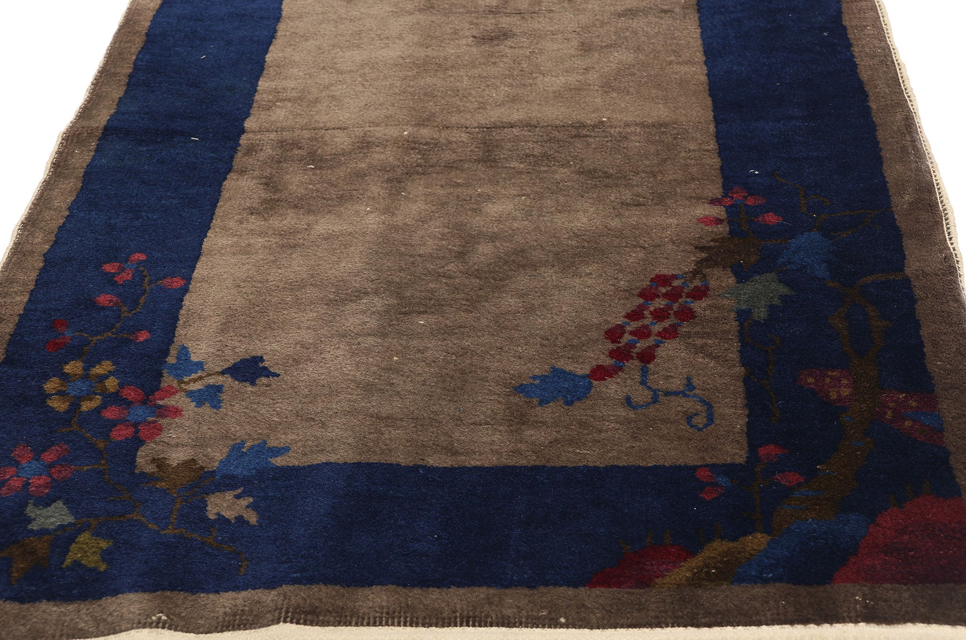 3 x 14 Antique Chinese Peking Rug 78200