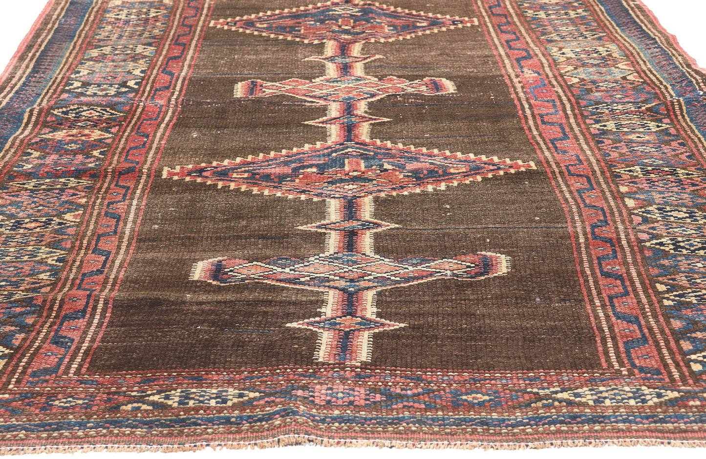 4 x 13 Antique Persian Sarab Rug 61262