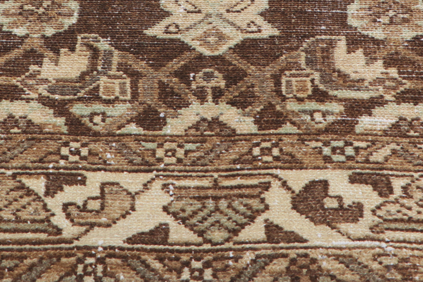 4 x 7 Antique Brown Persian Malayer Rug 60971