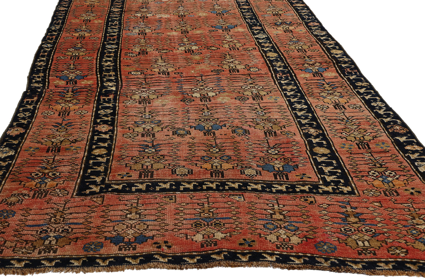 4 x 14 Antique Caucasian Karabagh Rug 53878