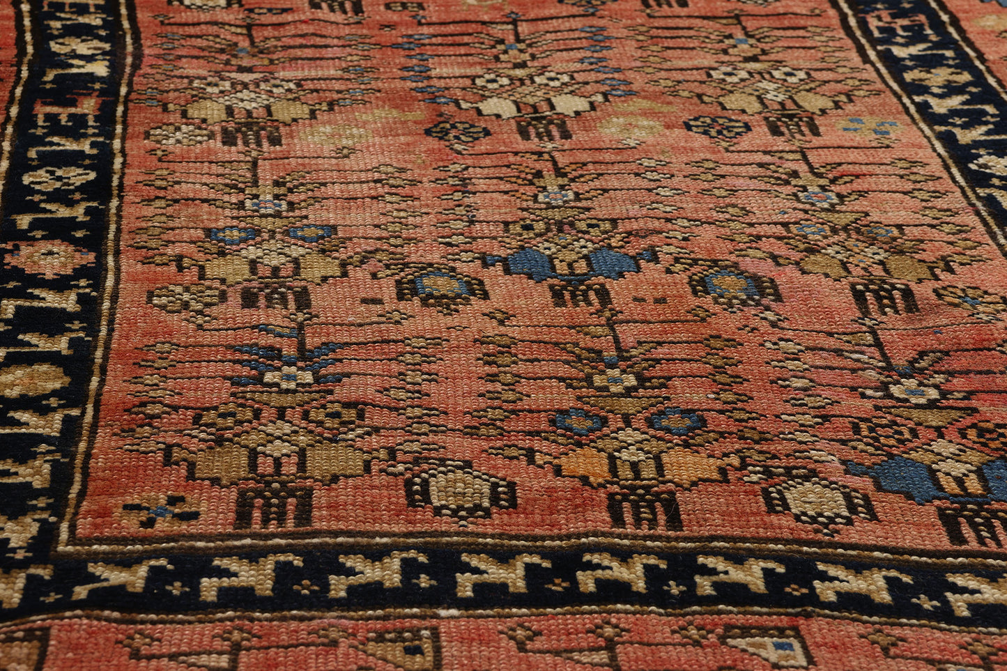 4 x 14 Antique Caucasian Karabagh Rug 53878