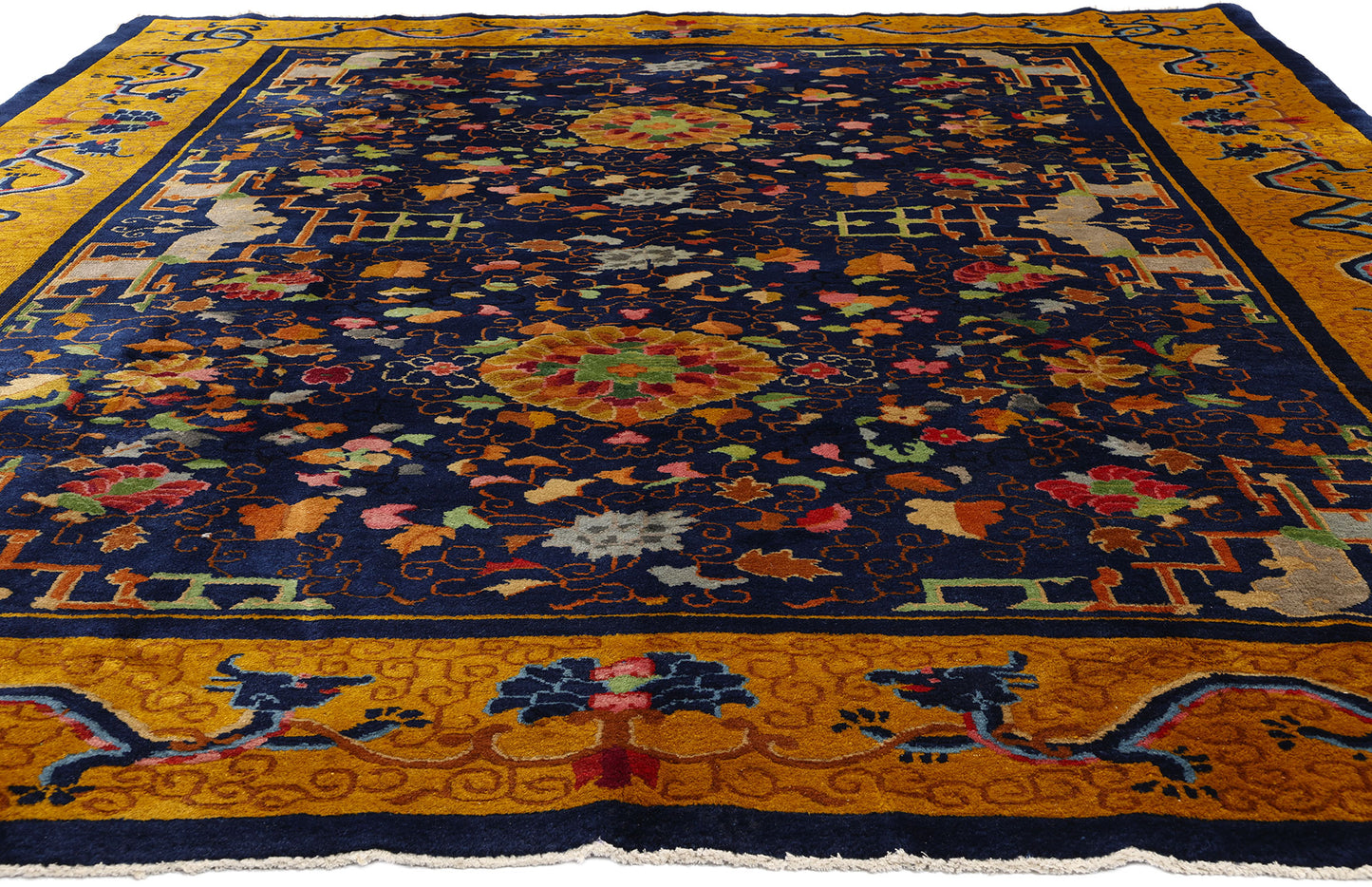 8 x 11 Antique Chinese Art Deco Rug 53874