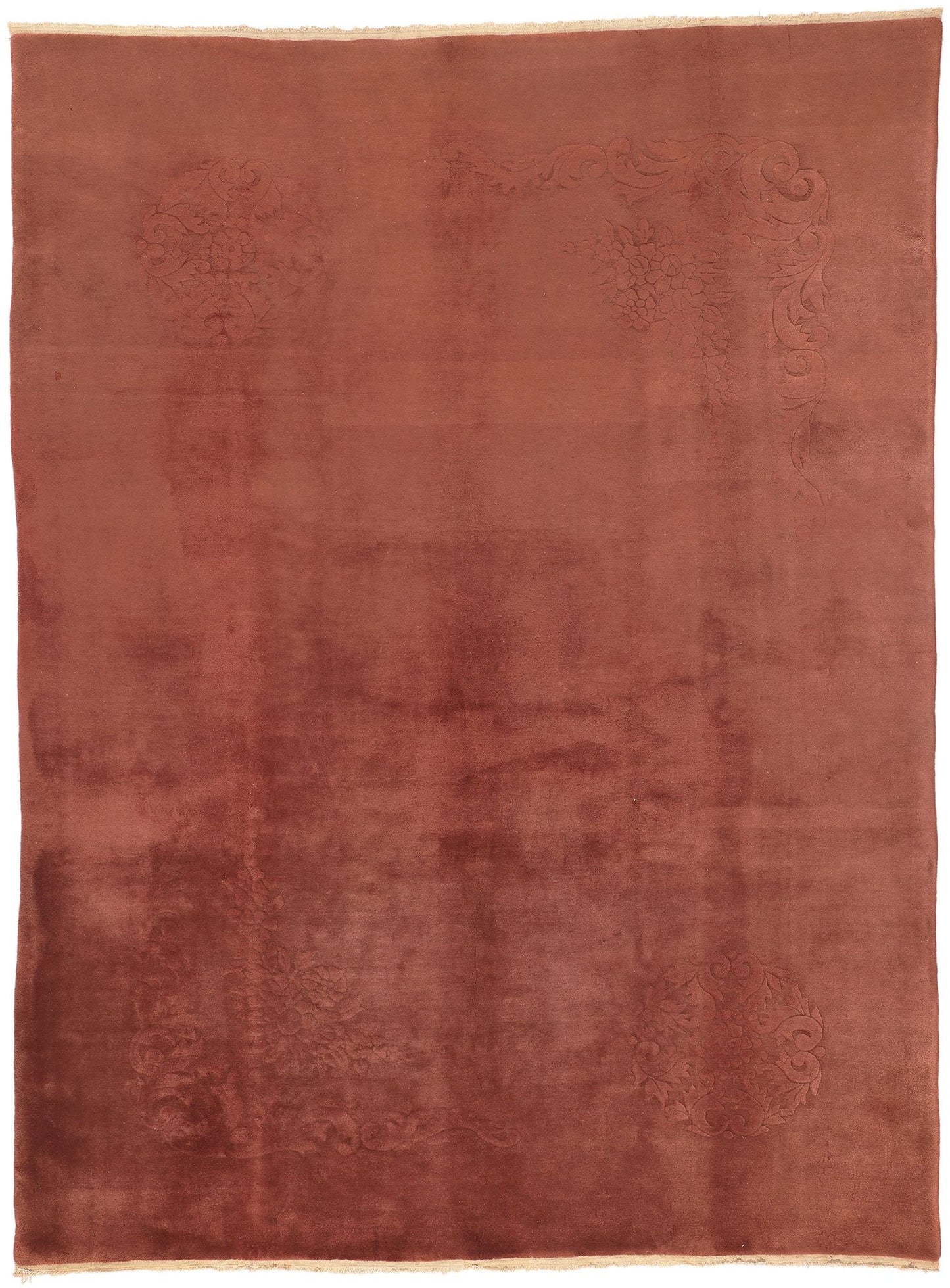 9 x 12 Antique Chinese Art Deco Rug 74957