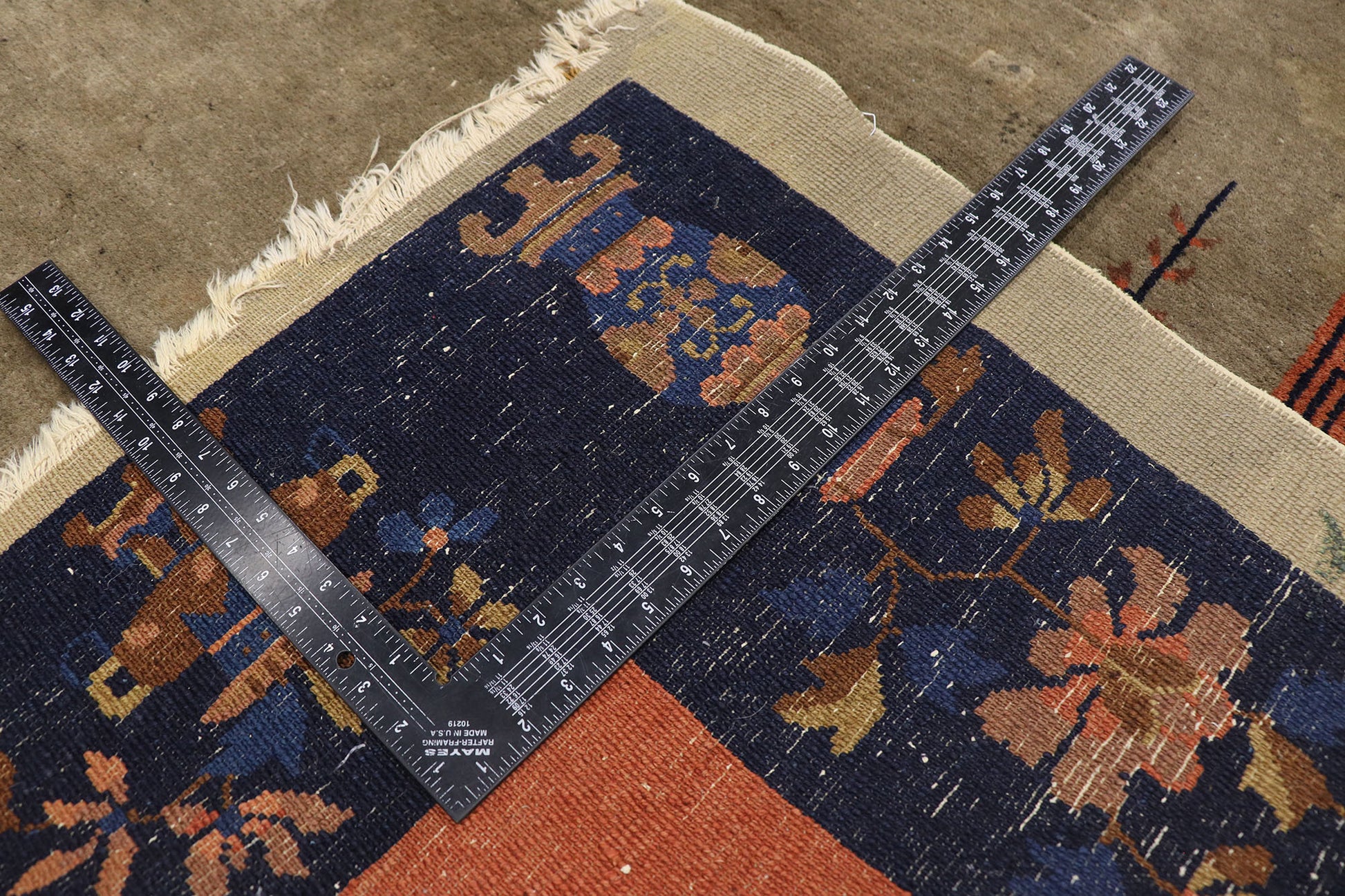 9 x 11 Antique Chinese Peking Rug 78126